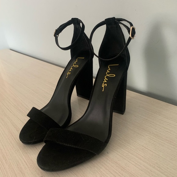Lulus black heels - Picture 4 of 7